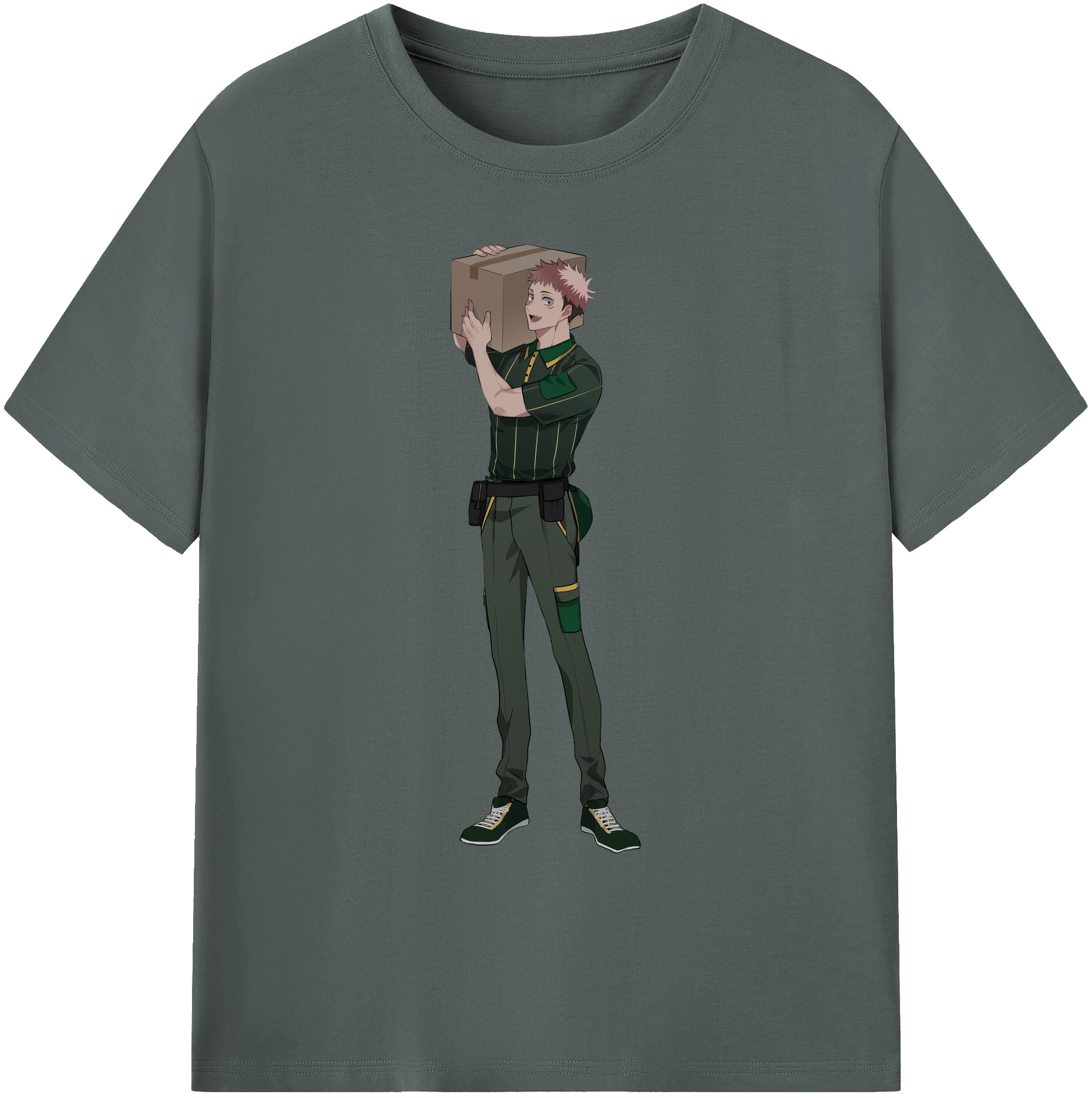 （画像用） 呪術廻戦 Jujutsu Kaisen 綿100％ メンズ半袖Tシャツ｜肌触りやわらか＆通気性